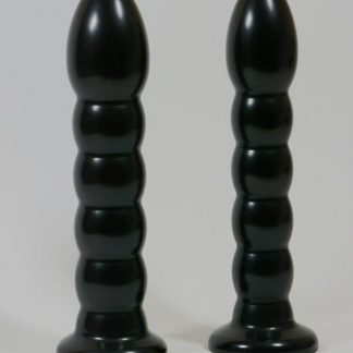 Dildo aus Aluminium, gewellt, mit Gewinde